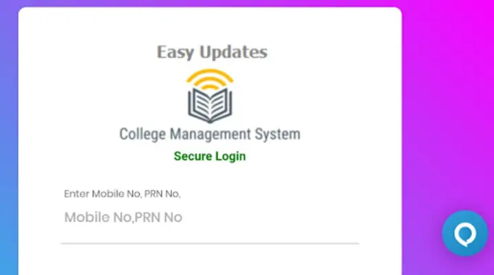 Easy College Updates android App screenshot 0